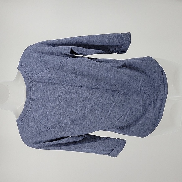 Eyeshadow Womens Grayish Blue Tribal Print Sweatshirt Size Small - Picture 3 of 11